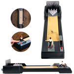 Table Top Bowling Gadget Kids Office Family Fun Party Desktop Gift Adults Balls