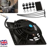6 Inch Radiator Cooling Fan Easy to Use High Performance Practical 12V 80W UK