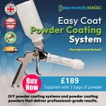 Easy Coat Powder Coating System Gun and Powder DESIGNED & MANUFACTURED IN THE UK