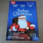 FATHER CHRISTMAS / JACK & BEANSTALK 2025 London Lyric Hammersmith Theatre Flyer