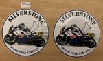 Silverstone Stickers Grand Prix Circuit x2 Motorbike Racing, Decal, wall, laptop