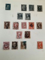 Collection of Old stamps from United States of America from 1800s