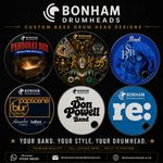 Custom Bass Drum Head  18 20 22 Inch Your Band Logo Artwork Graphic Applied