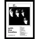 The Beatles Official Framed Print - With The Beatles - 33 x 43cm Wall Art