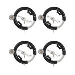 Sturdy Silver Stainless Steel Bike Chain Security Lock Reusable Anti-Theft Lock