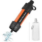 Personal Water Filter Straws Outdoor Emergency Portable Water Filtration 1-10Pcs
