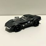 Diecast Hot Wheel Exposed Engine Race Number 68 Black/Silver
