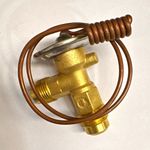Brass HVAC/Refrigeration Expansion Valve with Copper Capillary Tube Coil