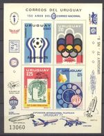 Football, Olympics, UIT, Concorde - Uruguay - 1 Bl. ** MNH 1976