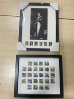 Framed GB stamps inc A - Z parts 1 & 2 issue + QE 2013. 1st class/high value.