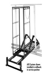 MIDDLE ATLANTIC - AXS SERIES - SLIDE OUT RACK - 43U (75-1/4" high)