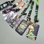 Star Wars Grogu Lanyard Neck Strap Phone Key ID Card Holder Cover Hang Rope