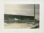 WW2 RCAF Aircraft Near Hanger Yarmouth Airfield Nova scotia 3.75x2.7Inch