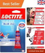 Heavy Duty 0.2 oz Threadlocker Blue 242 - Fastener Protection Against Vibration
