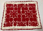 Vintage Traditional Hungarian Embroidered Folk Pillow  Panel 48x40 cm