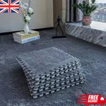 24-Pack Plush EVA Foam Interlocking Carpet Tiles Squares Puzzle Floor Mats Soft