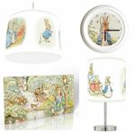 PETER RABBIT  Lampshade , Lamp , Wall Art , Wall clock or Bundle Reusable