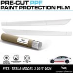 Lower door Stone Chip Guard PPF Paint Protection Film Kit For Tesla Model 3