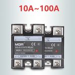 Solid State Relay Module SSR 10-100 amp DC-DC 3-32V DC to 5-220V DC Heat Sink