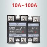 Solid State Relay Module SSR 10-100 amp DC-DC 3-32V DC to 5-220V DC Heat Sink