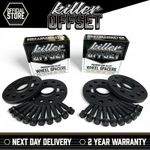 Killer Offset Wheel Spacers 12mm 15mm For VW 5x100 5x112 57.1mm + Radius Bolts
