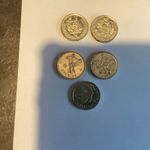 Italia 90 coins - Republic of Ireland x2-cccp (Russia) - Sweden - Cameroon