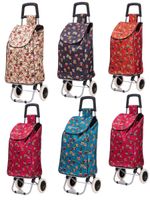 Large Shopping Trolley 2 Wheel Lightweight Foldable Shopping Grocery Cart