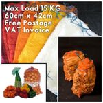 100 NET SACKS VEGETABLES LOGS KINDLING WOOD LOG MESH BAGS CARROT ONIONS POTATO