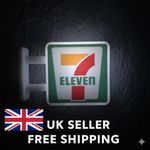 Mini Convenience Store Fridge Magnet Night Light Glowing Sign Decor UK