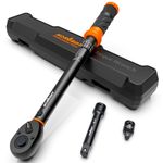 1/2 Torque Wrench Ratchet Sq Drive Socket 13.6-203.5Nm 10-170Ft-Lb Quick Change