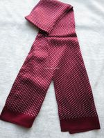 Men's 100%  Silk  Scarf Double Layer Long Neckerchief Red Blue Black