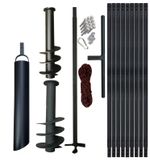 WATER WELL DRILLING EQUIMPENT KIT HAND WELL AUGER DIY  3 - 55 FT + Bailer