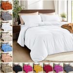 King Size Duvet Cover with Pillow Cases Reversible Bedding Set Soft Quilt Covers