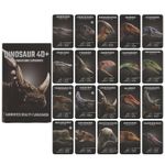 Dinosaur 4D+ AR Flashcards - Interactive 3D STEM Learning Toy Gift for Kids 4+