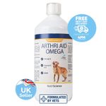 NutriScience Arthriaid Omega Dog Joint Supplement Advanced Joint Care & Mobility