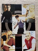 Take That Signed Postcards. 1992 Robbie Gary Mark Jason Autograph Signature