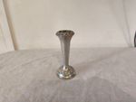 Small Vintage Ianthe Silver Plated Bud Vase Small Old English Flower Vase