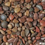 Decorative Coloured Scottish Pebbles Stones Paddlestones Gravel