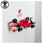 45° Wall Mount for LEGO F1 Icons  11375 Ferrari F2004 & Michael Schumacher