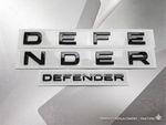 Gloss Black Badge Letters fit Defender 2020+ Front & Rear / Bonnet & Boot