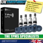 TPMS Tyre Pressure Sensors for Mercedes E Class (W213) (16-23) - 4 SET - CODED