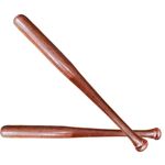 Baseball Bat Heavy Duty Wooden Rounders Softball Wood Hardwood Solid Stick