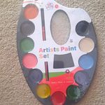 Kids Create Artists Watercolour Set 12 Paints with Palette & Brush