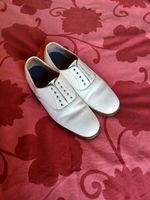 Vintage White Leather classic Deck Shoes approx 7