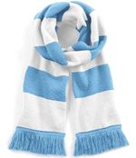 Manchester Man City Colours - Sky Blue & White Retro Football Premium Scarf