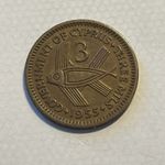 Cyprus 3 Mils 1955 as pictured. Free postage