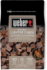 Weber Natural Fire Starter Lighter Cubes for BBQ Charcoal & Briquettes, Fast