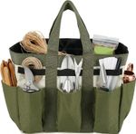 Garden Tool Bag Organiser 8 Pocket 600D Oxford Heavy Duty Tote Caddy with