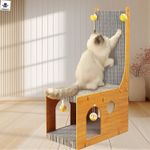 Cat Scratcher Board L-shaped Scratching Pad Toy Corrugated Cardboard Climbing