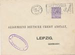 GB 1922, King George V 3d PERFIN „I.H.S. / Co.“ (J. Henry Schröder & Co., London